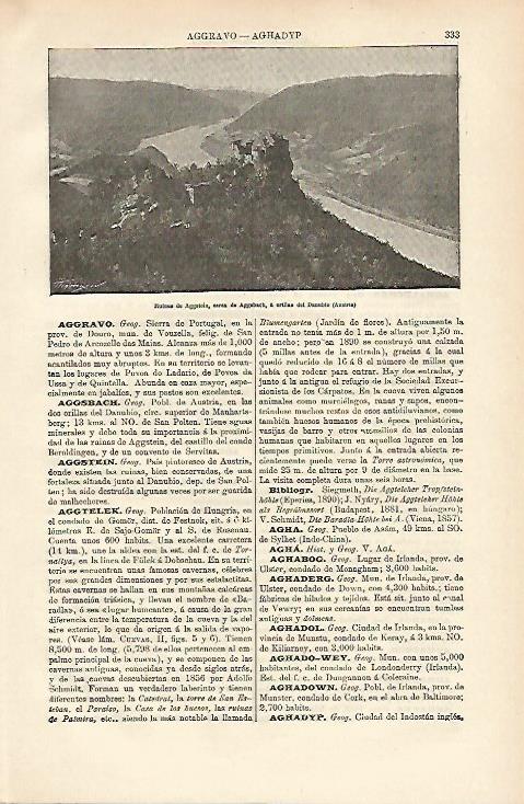 LAMINA ESPASA 12614: Ruinas de Aggstein Austria