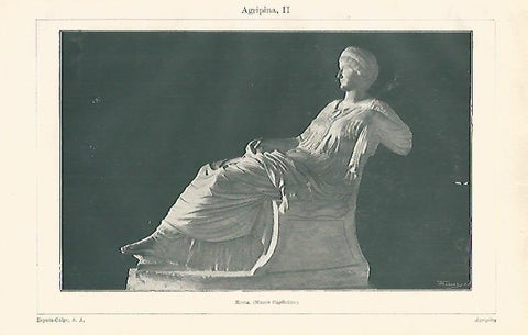LAMINA ESPASA 12638: Agripina en el Museo Capitolino de Roma