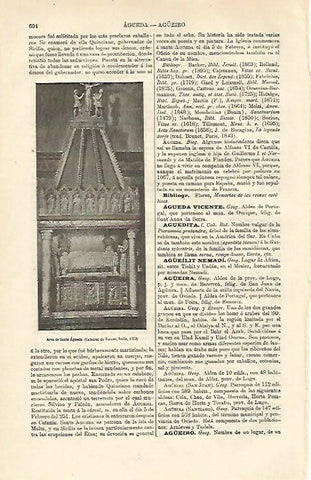LAMINA ESPASA 12661: Arca de Santa Agueda en Verona