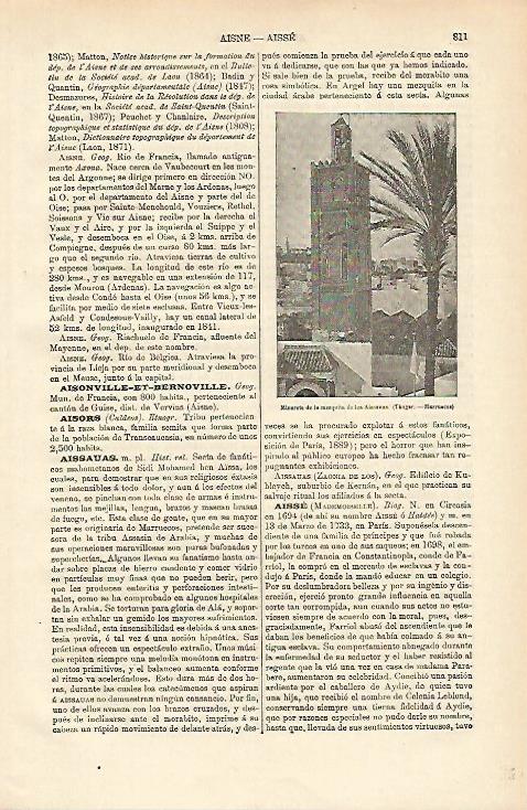 LAMINA ESPASA 12708: Mezquita de los Aissauas Tanger Marruecos