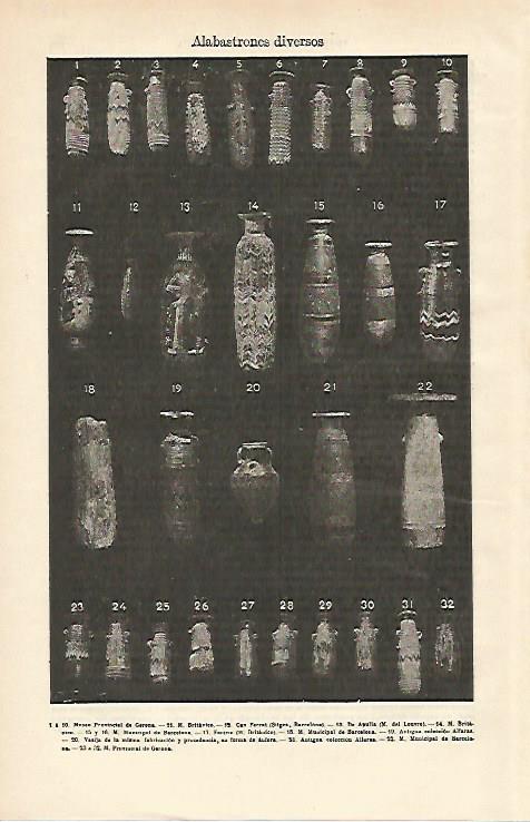 LAMINA ESPASA 12729: Tipos de alabastrones