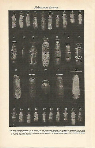 LAMINA ESPASA 12729: Tipos de alabastrones