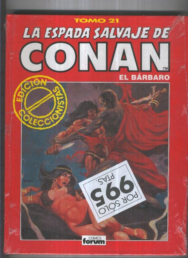 La Espada Salvaje de Conan edicion coleccionista tomo rojo volumen 21