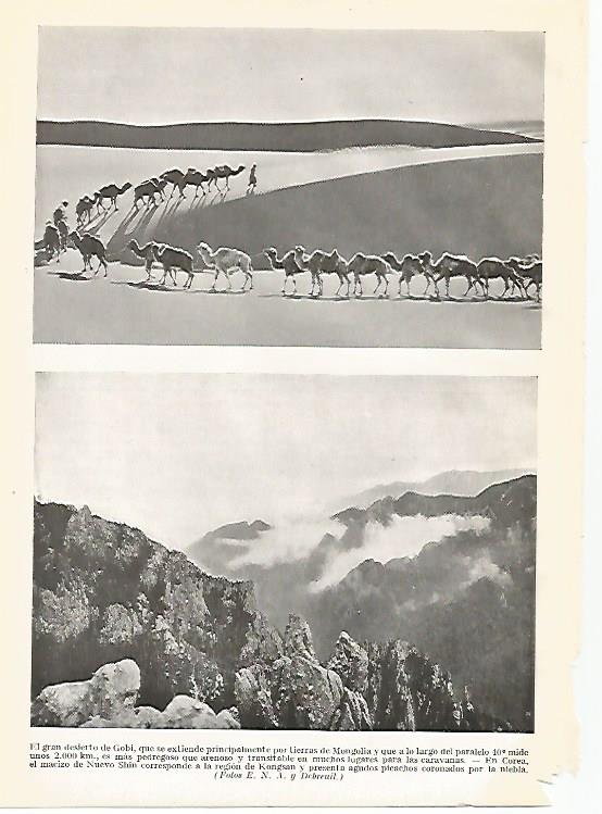 LAMINA GEOGRAFIA 0004: Desierto de Gobi