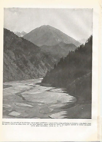 LAMINA GEOGRAFIA 0026: El rio Ganges
