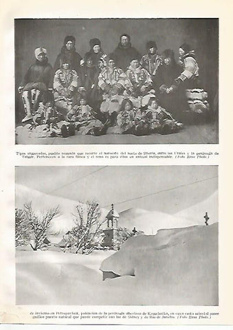 LAMINA GEOGRAFIA 0043: Nomadas samoyedos de Siberia