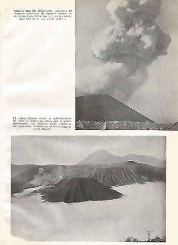 LAMINA GEOGRAFIA 0071: Volcanes en Java