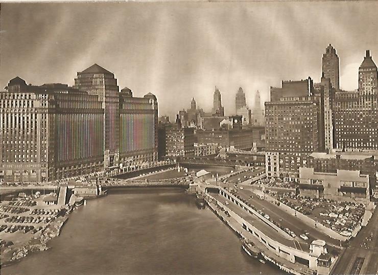 LAMINA GEOGRAFIA 0092: Vista de Chicago