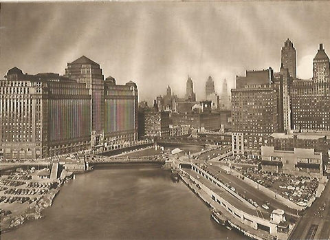 LAMINA GEOGRAFIA 0092: Vista de Chicago