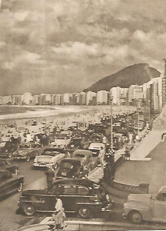 LAMINA GEOGRAFIA 0103: Vista de Copacabana Brasil