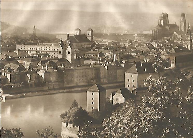 LAMINA GEOGRAFIA 0120: Vista de Passau Alemania