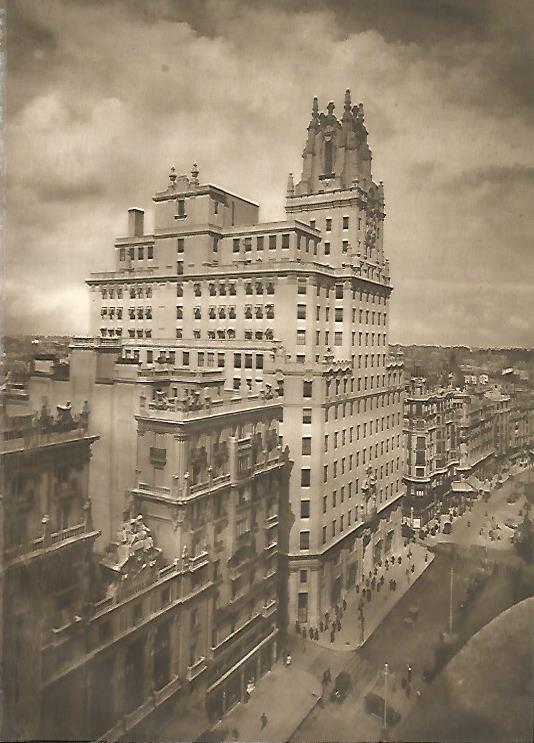 LAMINA GEOGRAFIA 0128: Gran Via de Madrid
