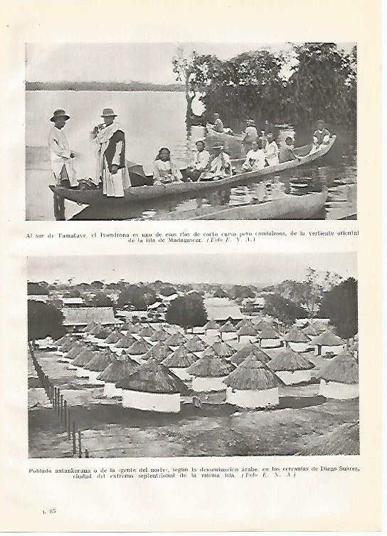 LAMINA GEOGRAFIA 0143: Vistas de Madagascar