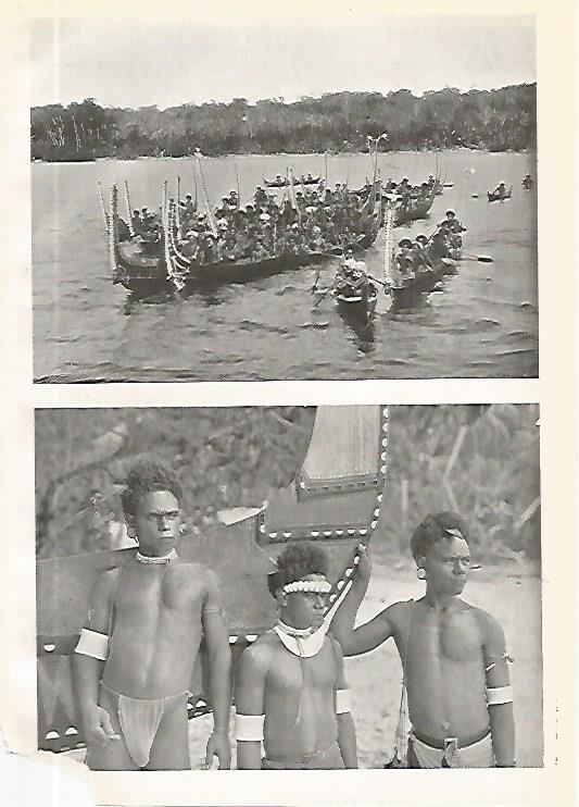 LAMINA GEOGRAFIA 0176: Indigenas de las Islas Salomon