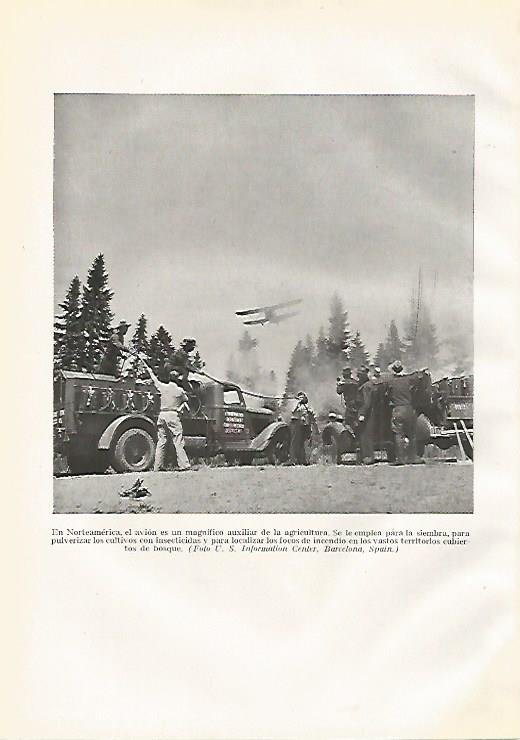 LAMINA GEOGRAFIA 0202: Aviones para la agricultura Estados Unidos