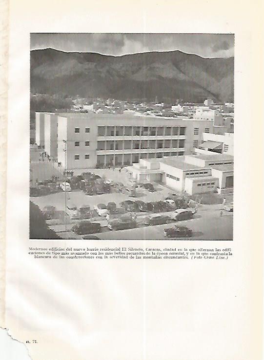 LAMINA GEOGRAFIA 0237: Barrio El Silencio de Caracas Venezuela