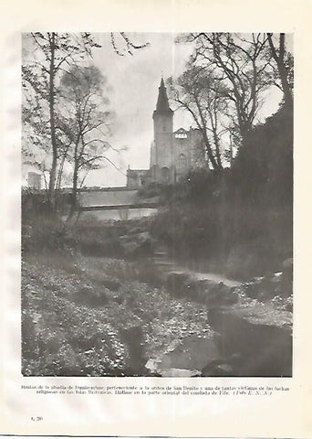 LAMINA GEOGRAFIA 0251: Abadia de Dunfermline Inglaterra