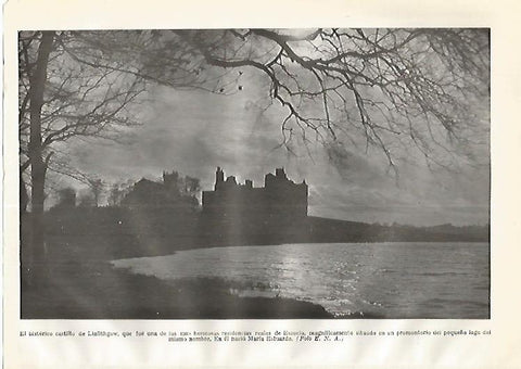 LAMINA GEOGRAFIA 0254: Castillo de Linlithgow Escocia