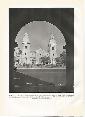 LAMINA GEOGRAFIA 0288: Catedral de Lima Peru