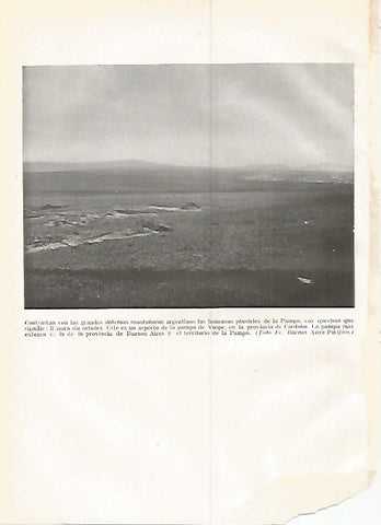 LAMINA GEOGRAFIA 0297: La Pampa Argentina