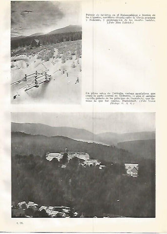 LAMINA GEOGRAFIA 0341: Reisengebirge y selva de Turingia