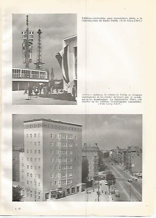 LAMINA GEOGRAFIA 0347: Torre de Radio Berlin e Innsbrucker Plazt de Berlin