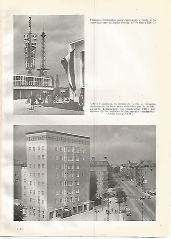 LAMINA GEOGRAFIA 0347: Torre de Radio Berlin e Innsbrucker Plazt de Berlin