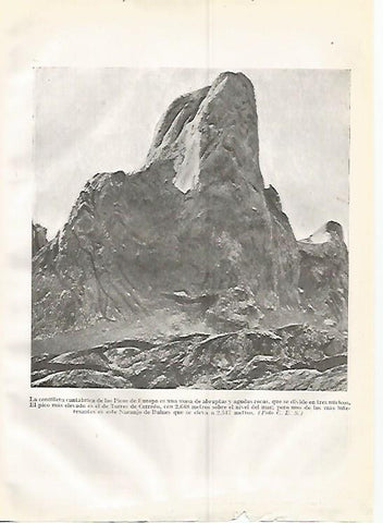LAMINA GEOGRAFIA 0384: Picos de Europa
