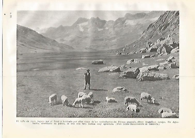 LAMINA GEOGRAFIA 0385: Valle de Anso Huesca