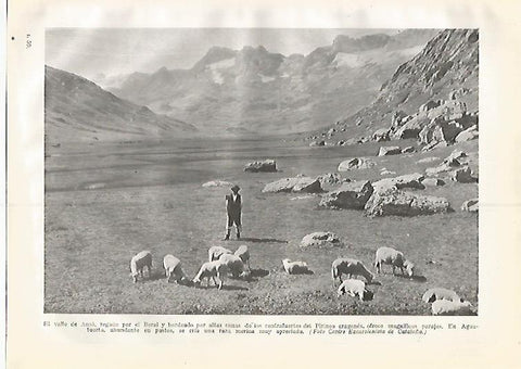 LAMINA GEOGRAFIA 0385: Valle de Anso Huesca