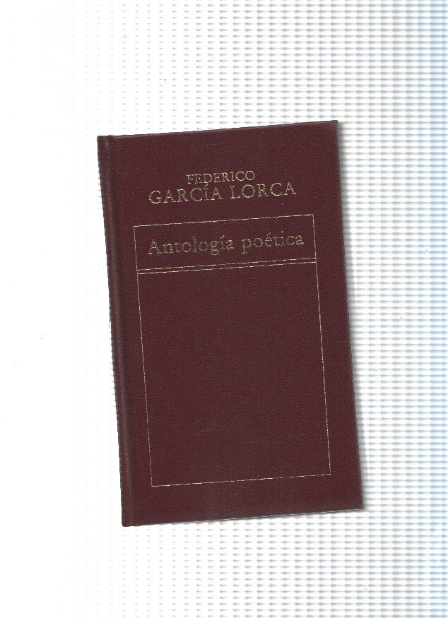 Antologia poetica de Federico Garcia Lorca