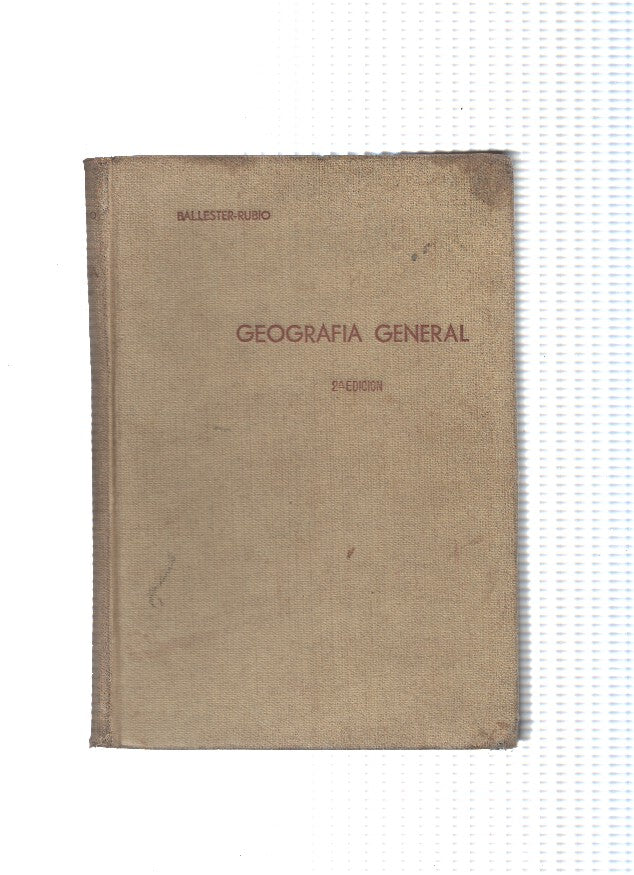 Nociones de geografia general (primer año de bachillero)