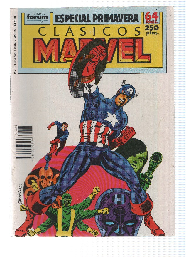 Especial Primavera 1989 Clasicos Marvel
