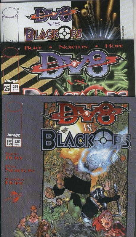 DV8 vs Black Ops, coleccion de 3 numeros