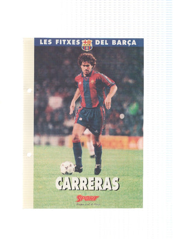 Les Fitxes del Barça: LLUIS CARRERAS (Ficha Archivador Diario SPORT) 
