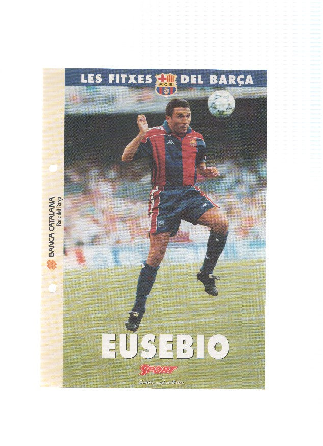 Les Fitxes del Barça: EUSEBIO SACRISTAN (Ficha Archivador Diario SPORT) 
