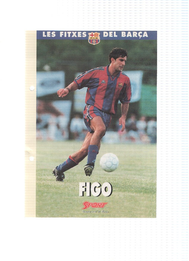 Les Fitxes del Barça: LUIS FIGO (Ficha Archivador Diario SPORT) 