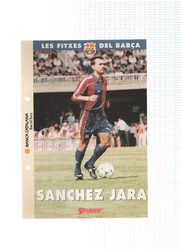 Les Fitxes del Barça: SANCHEZ JARA (Ficha Archivador Diario SPORT) 