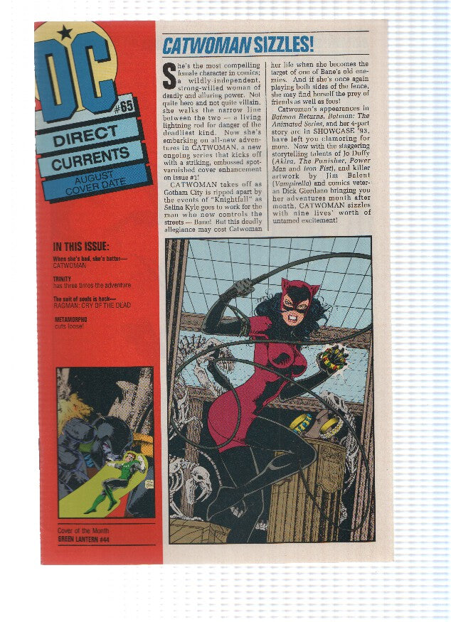 DC DIRECT CURRENTS: Numero 65, AUGUST 1993