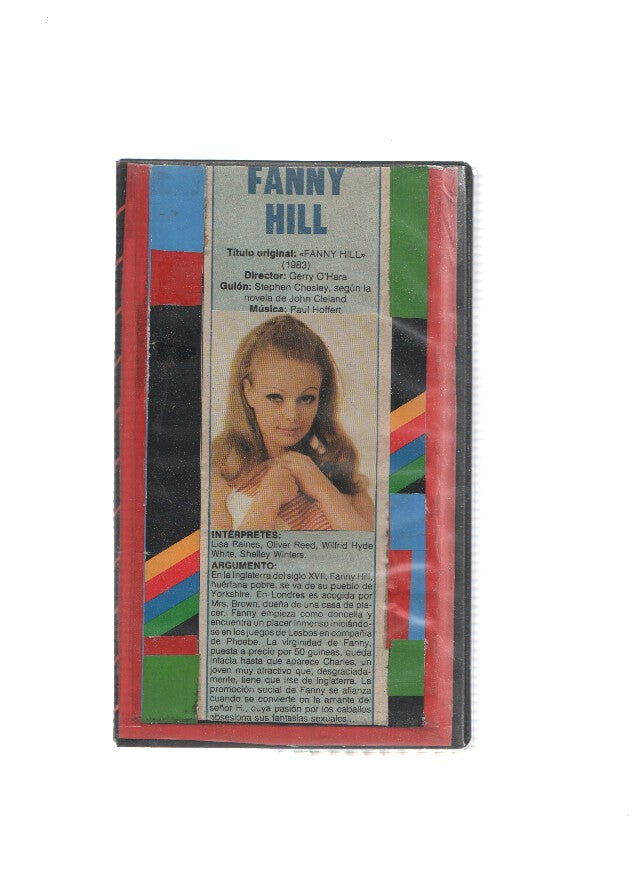 Cine VHS: FANNY HILL - ATRACCION LETAL (Gerry O,Hara)