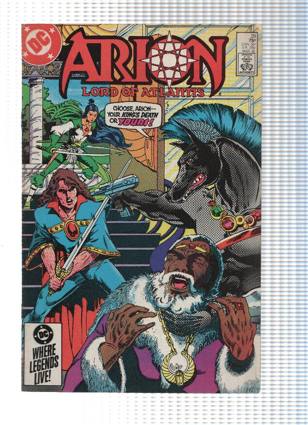 ARION, LORD OF ATLANTIS, Volume 1, Numero 29: Siege! (DC COMICS) 