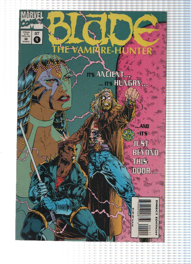 BLADE: VAMPIRE-HUNTER, Volume 1, Numero 04: The Drawing of the Three (MARVEL COMICS) 