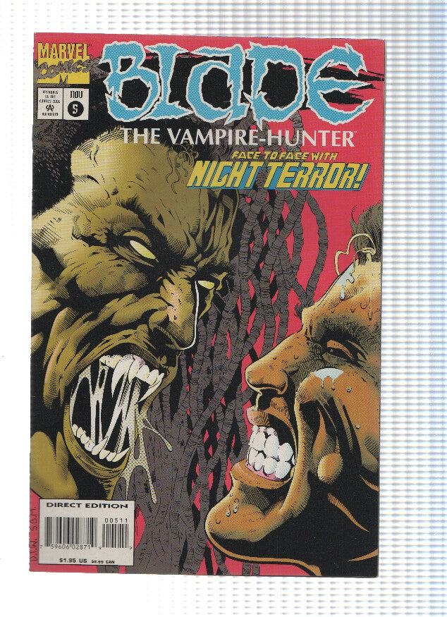 BLADE: VAMPIRE-HUNTER, Volume 1, Numero 05: Soul Survivors (MARVEL COMICS) 