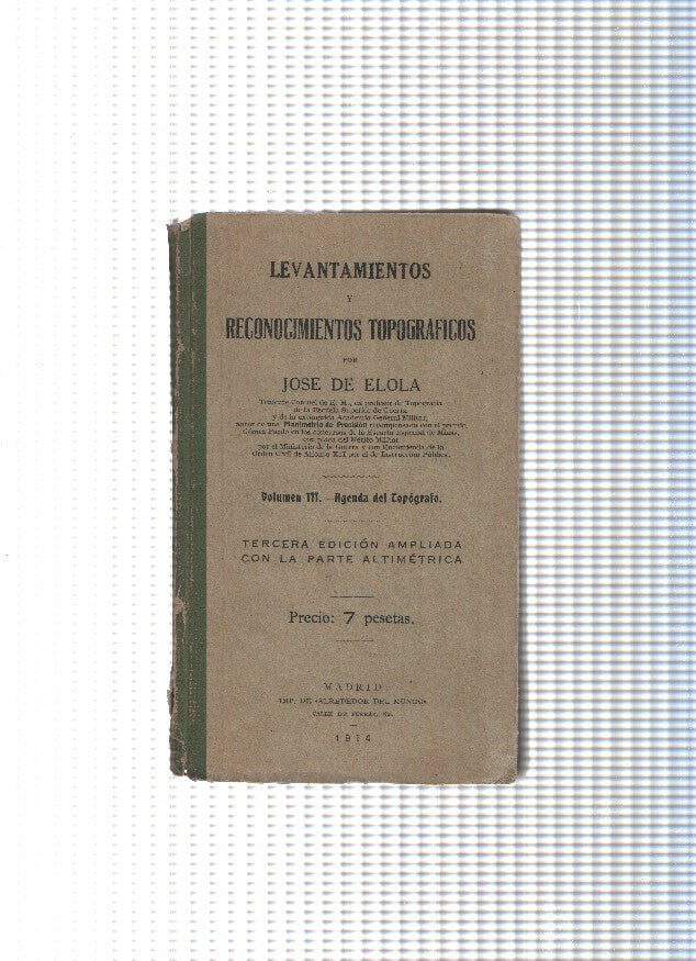 Levantamientos y reconocimientos topograficos Volumen III