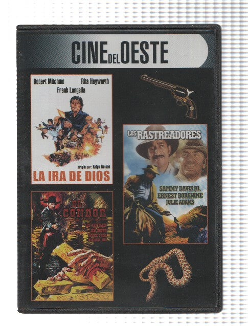 DVD-Cine: Cine del Oeste 3x1: LA IRA DE DIOS / LOS RASTREADORES / EL CONDOR