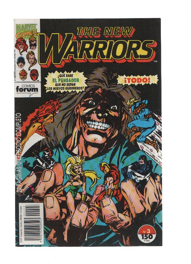 The New Warriors volumen 1 numero 03: Existo, luego pienso