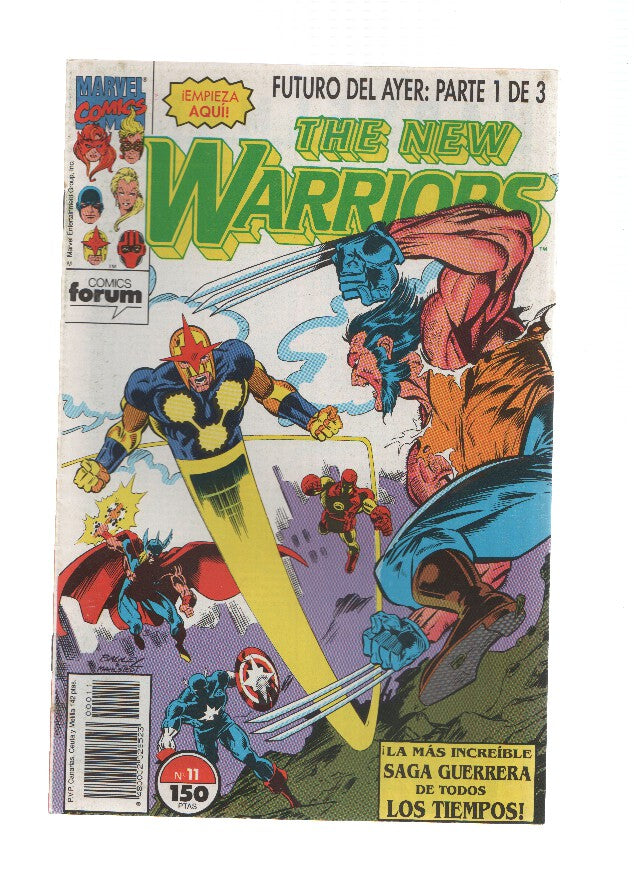 The New Warriors volumen 1 numero 11. Futuro del ayer, parte 1