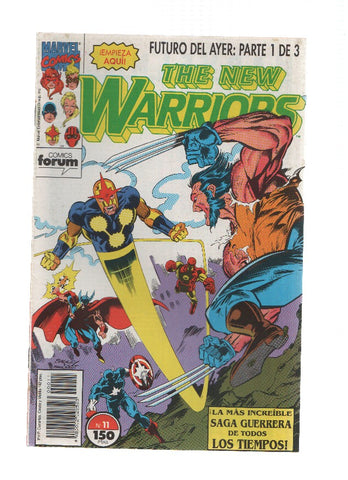 The New Warriors volumen 1 numero 11. Futuro del ayer, parte 1