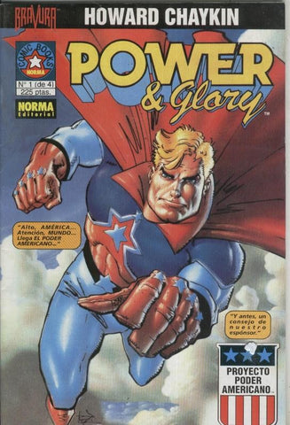 Power & Glory numero 1: Proyecto poder americano