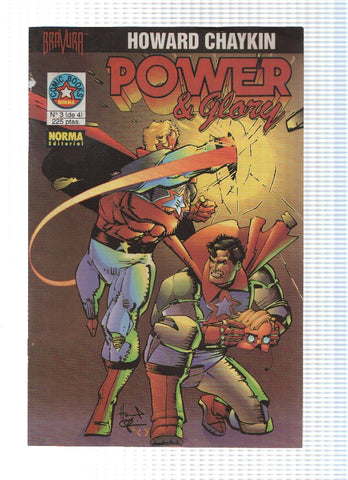 Editorial Norma: Power & Glory numero 3: poster central de Next Men